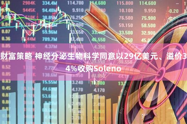 财富策略 神经分泌生物科学同意以29亿美元、溢价34%收购Soleno
